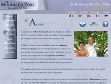 Tablet Screenshot of lemoulinduport.com